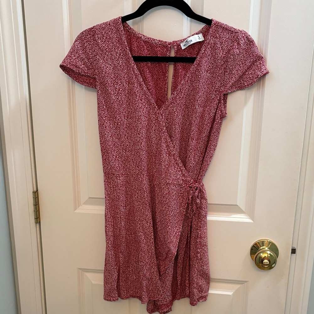 Hollister Pink Wrap Dress